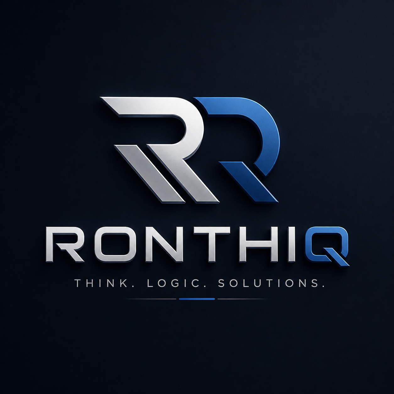 RONTHIQ 3D Logo